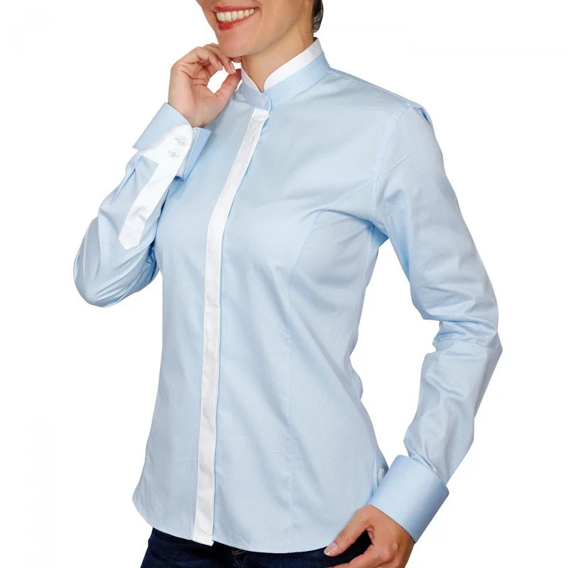 Chemise femme col mao coupe cintrée BECKY Andrew Mac Allister