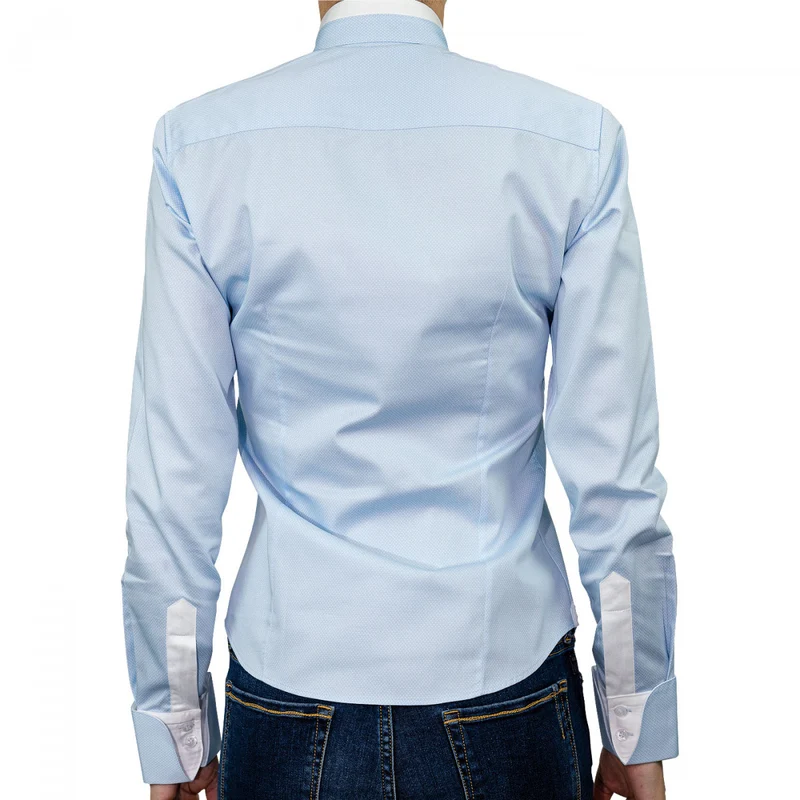 Chemise femme col mao coupe cintrée BECKY Andrew Mac Allister