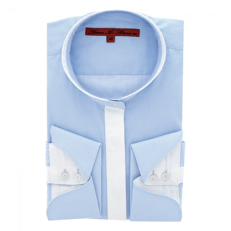 Chemise femme col mao coupe cintrée BECKY Andrew Mac Allister