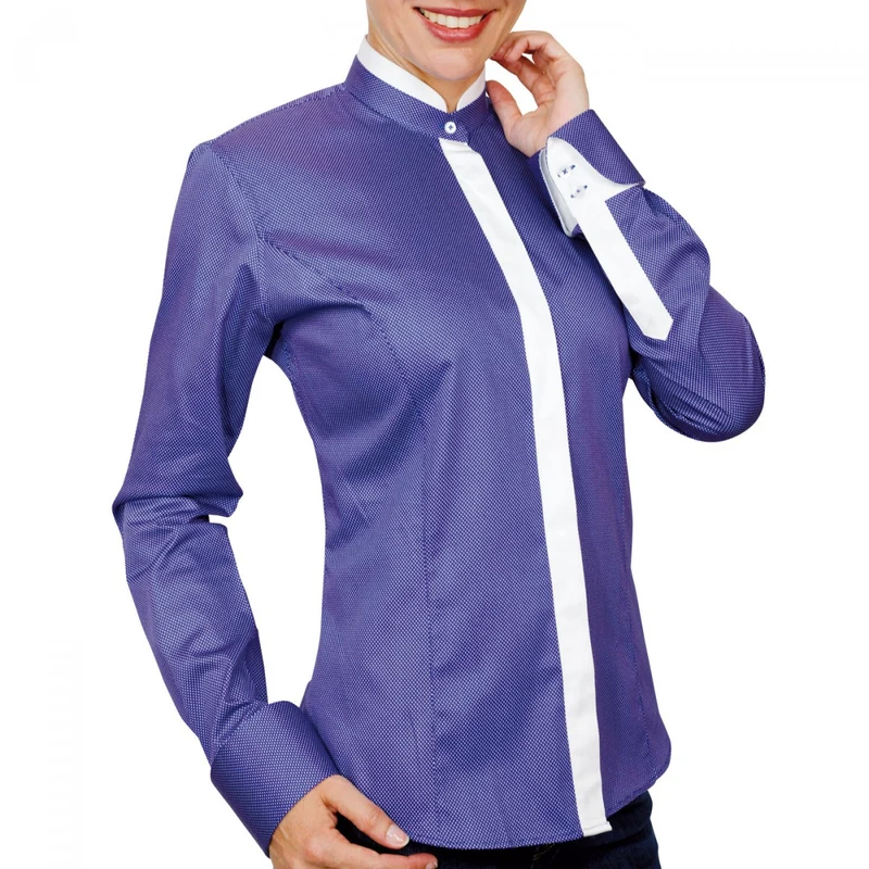 Chemise femme col mao coupe cintrée BECKY Andrew Mac Allister