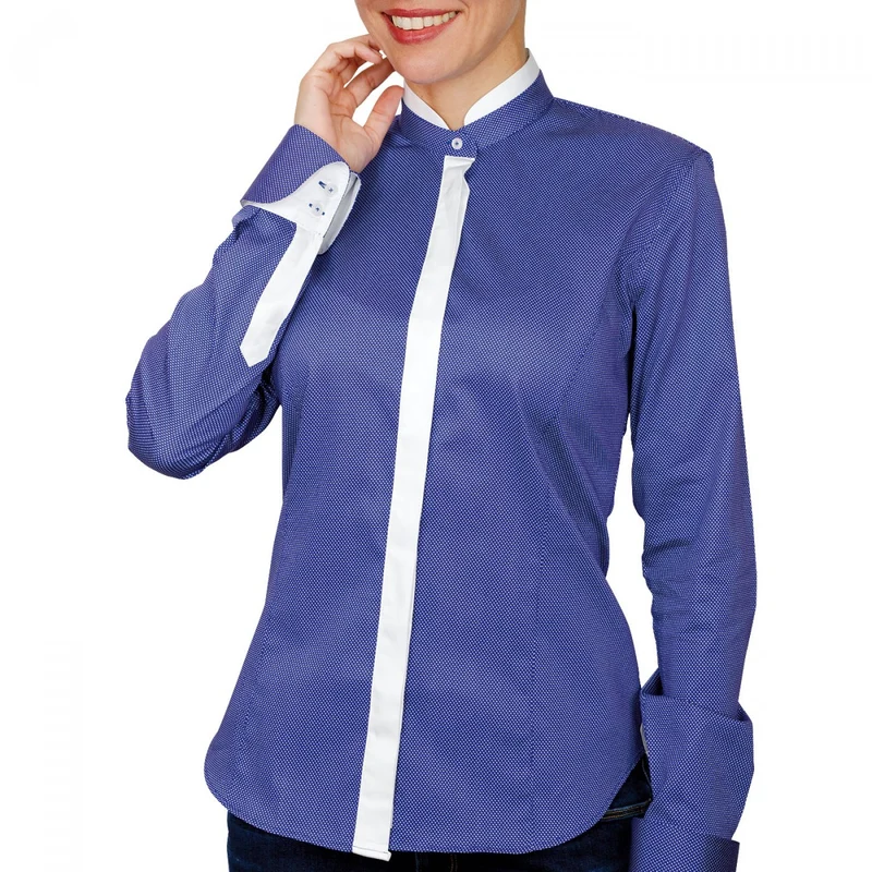 Chemise femme col mao coupe cintrée BECKY Andrew Mac Allister
