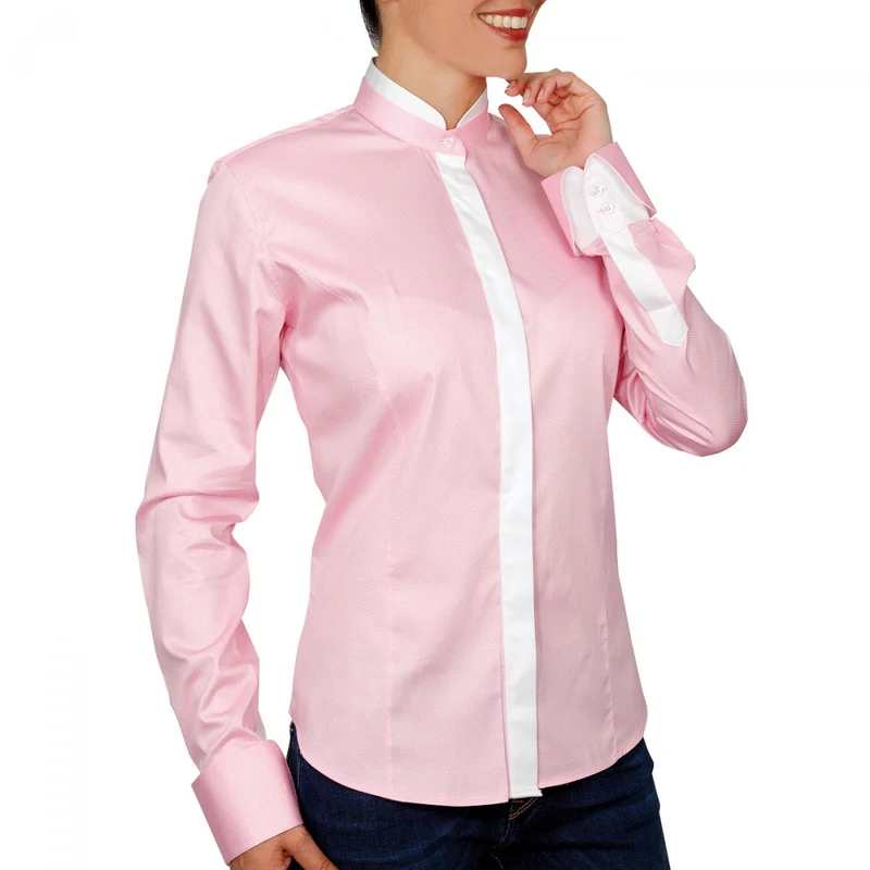 Chemise femme col mao coupe cintrée BECKY Andrew Mac Allister