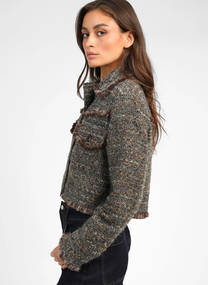 VESTE CRISTIANI chocolat