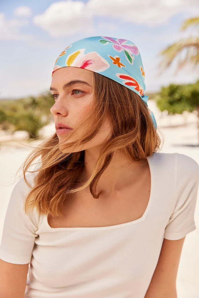 Foulard en soie Moana