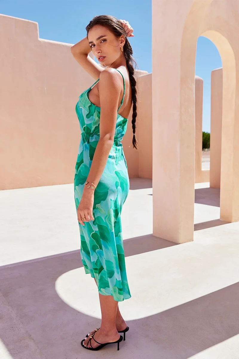 Robe Fatale en soie Provence