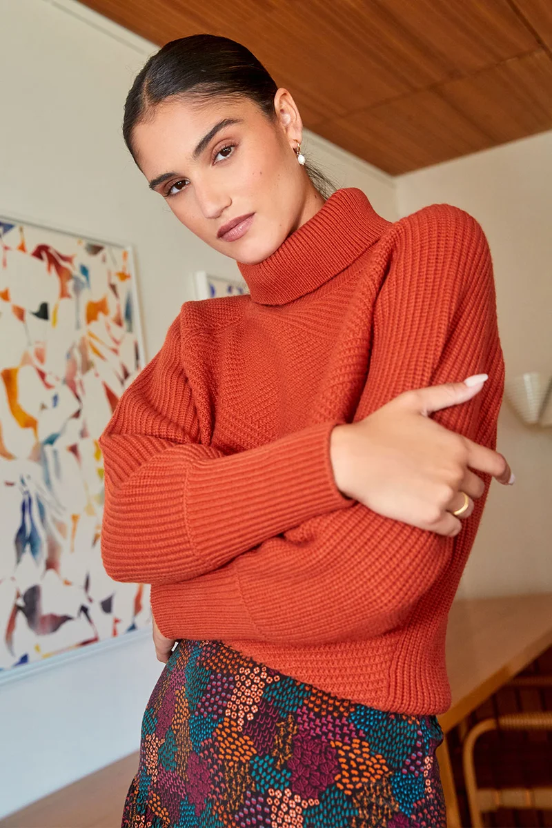 Pull L'Amoureuse Terre de Feu