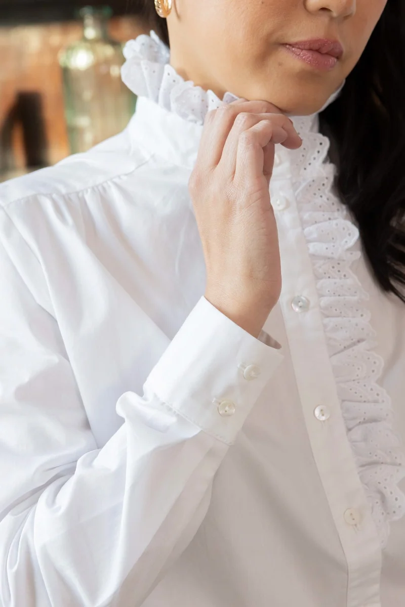 Chemise Isabelle - blanche