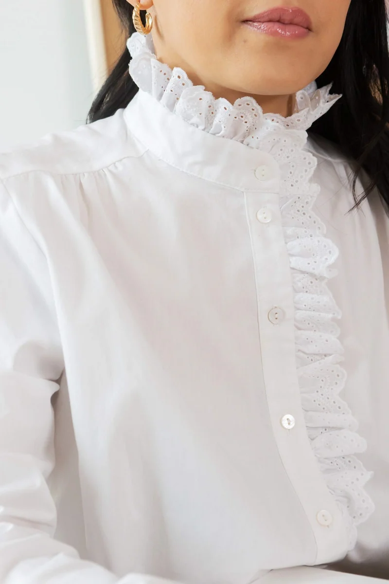 Chemise Isabelle - blanche