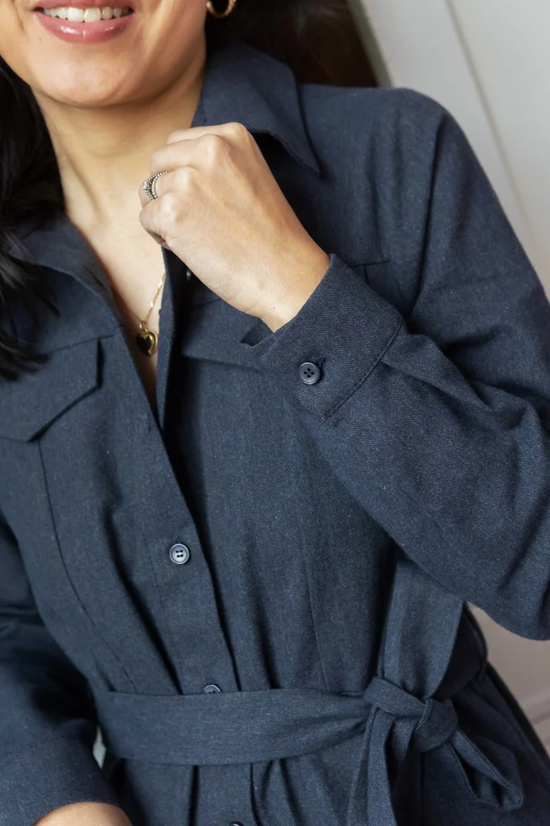 Robe Maria - bleu marine