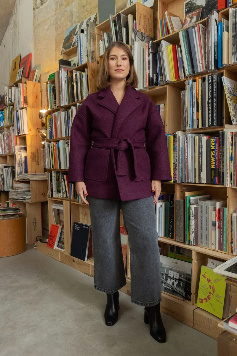 Manteau Yoko - prune