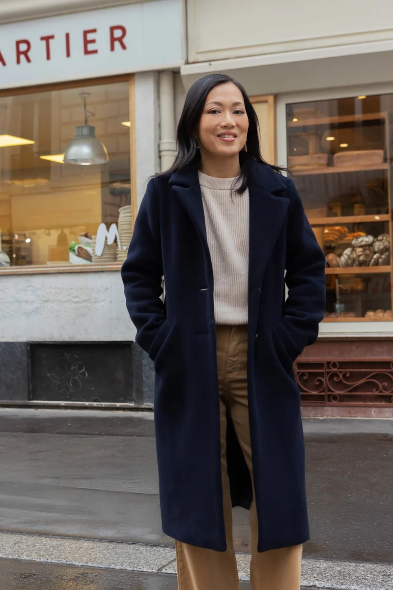 Manteau Françoise - marine