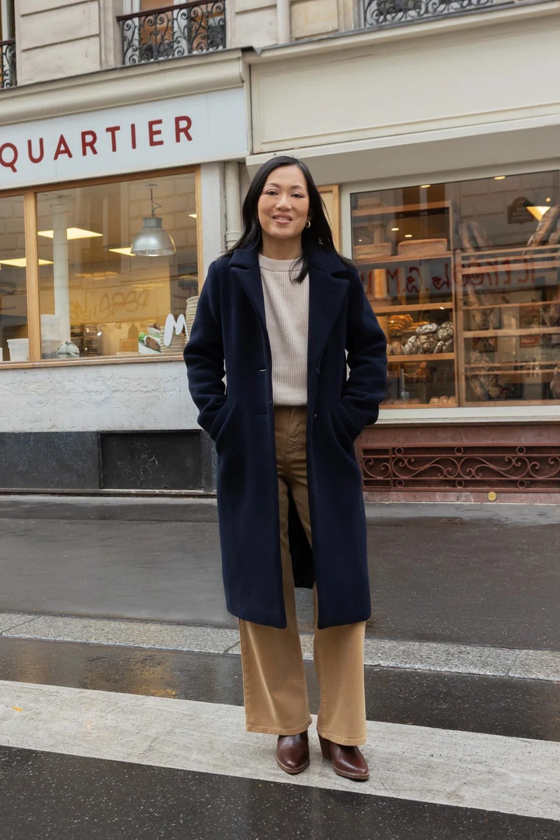 Manteau Françoise - marine
