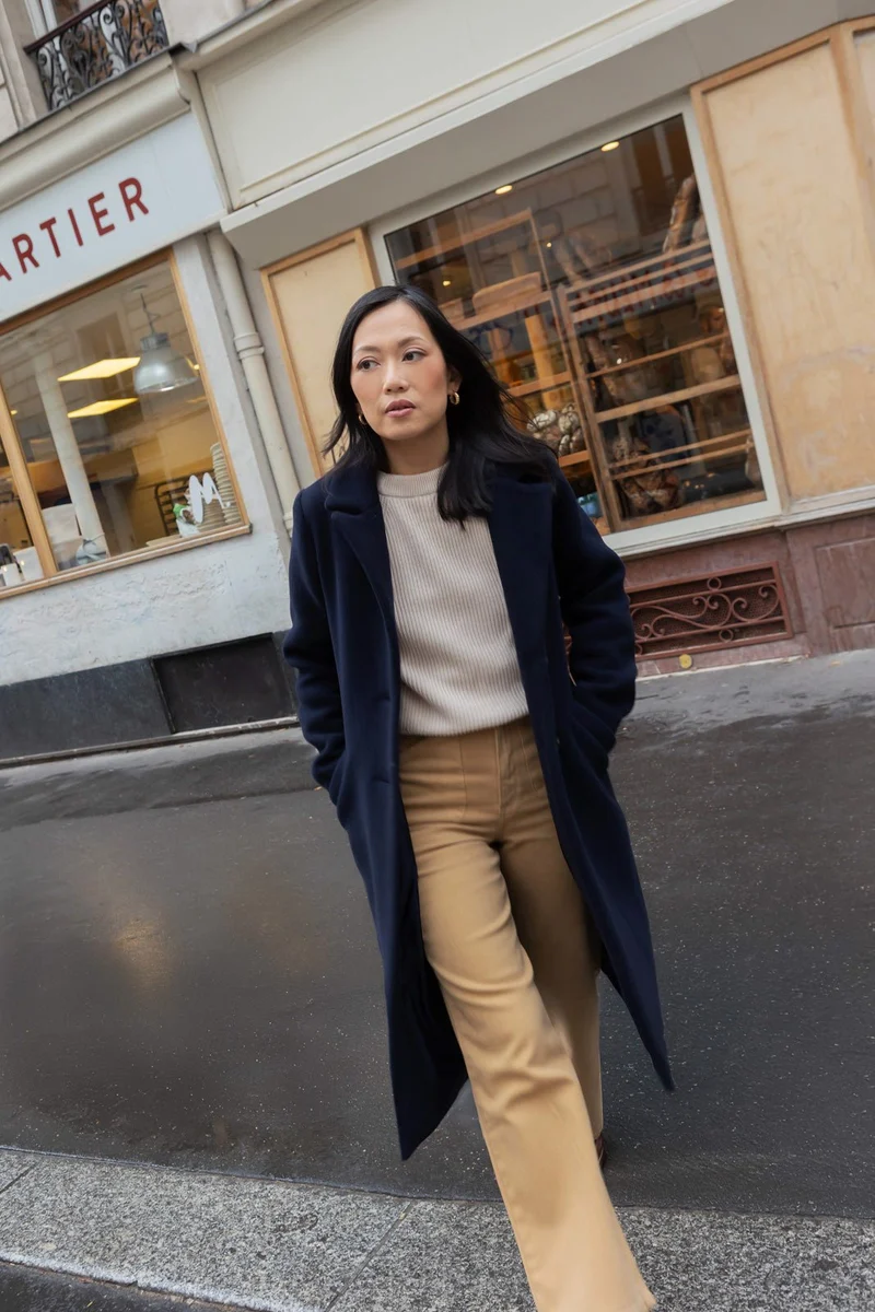 Manteau Françoise - marine
