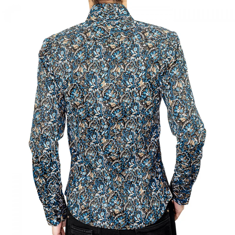 Chemise femme double col imprimée coupe cintrée PENNY Andrew Mac Allister