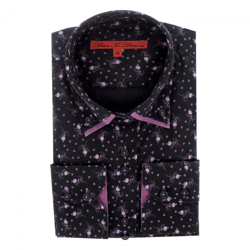 Chemise femme double col coupe cintrée WILMA Andrew Mac Allister