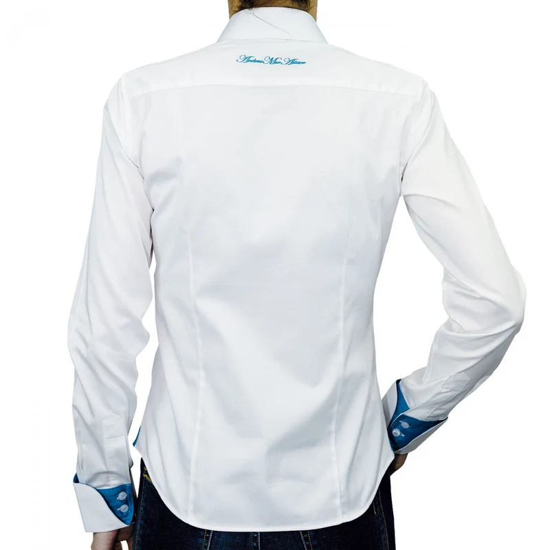 Chemise femme brodée coupe cintrée PAIGE Andrew Mac Allister