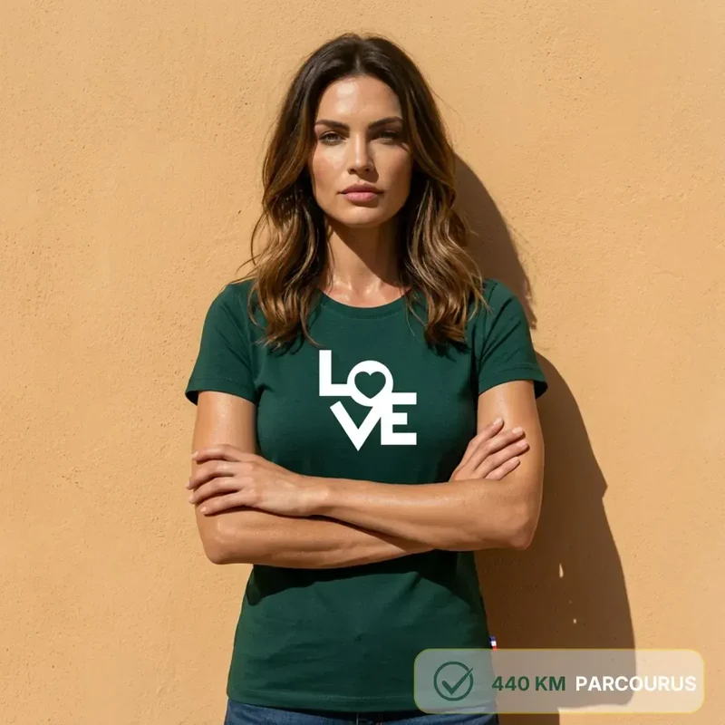 T-shirt femme vert | LOVE