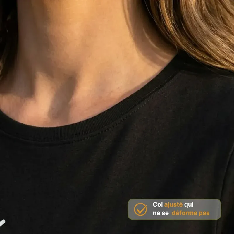 T-shirt femme noir | LOVE