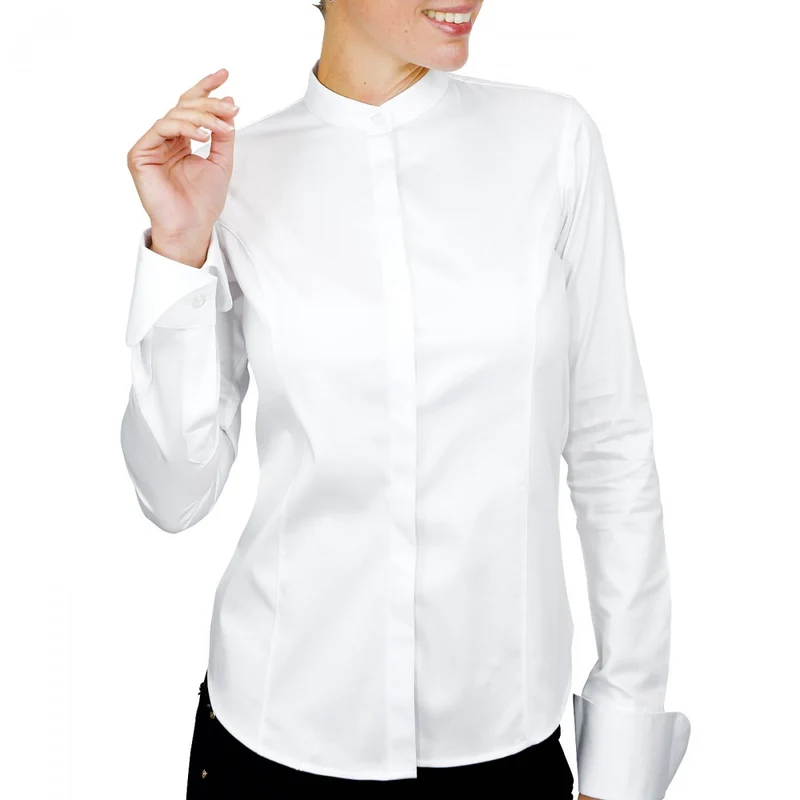 Chemise femme col mao coupe cintrée LEXINGTON Andrew Mac Allister