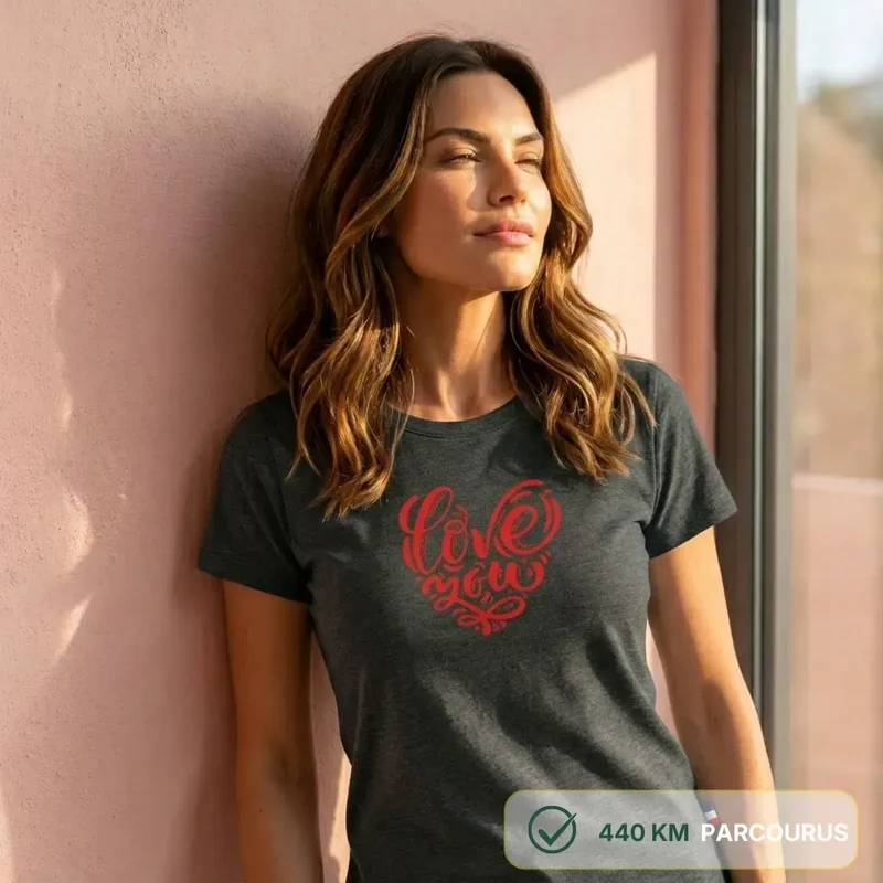 T-shirt femme gris chiné | DECLARATION