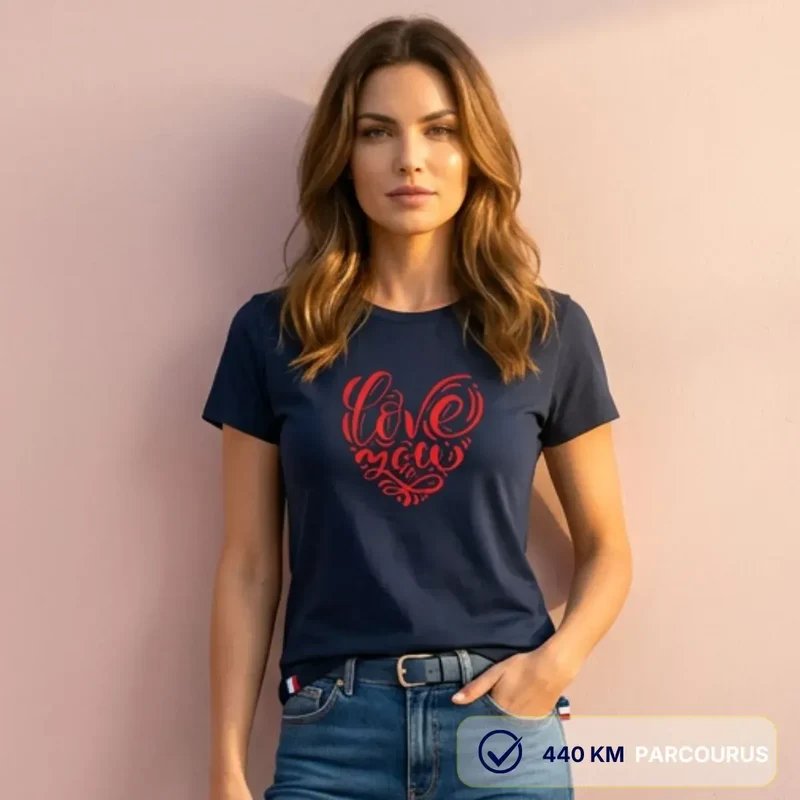 T-shirt femme bleu | DECLARATION