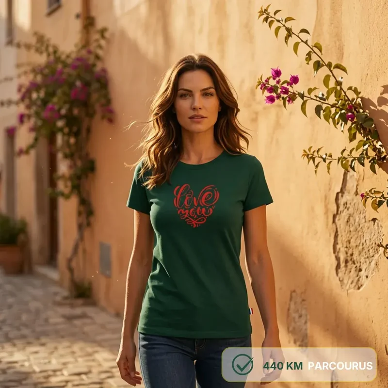 T-shirt femme vert | DECLARATION