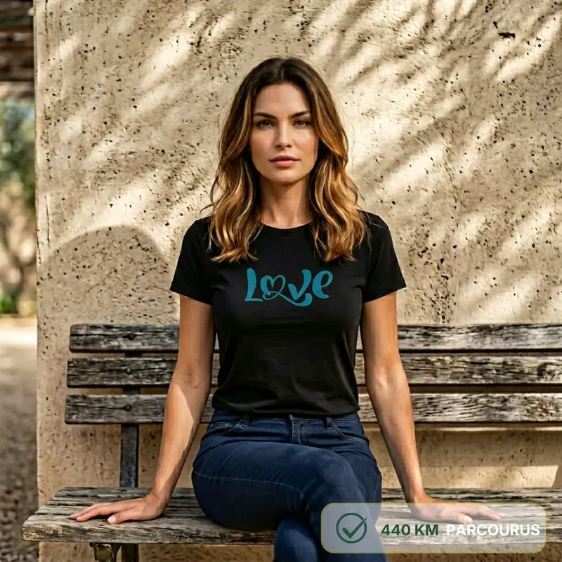 T-shirt femme noir | LOVER