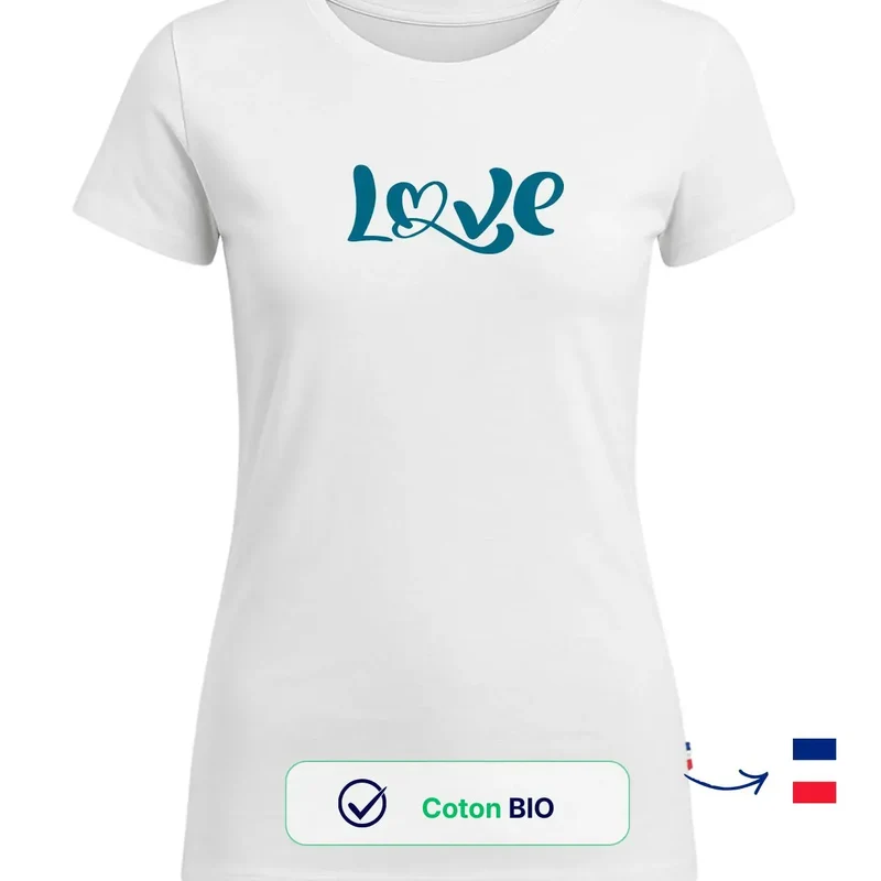 T-shirt femme blanc | LOVER