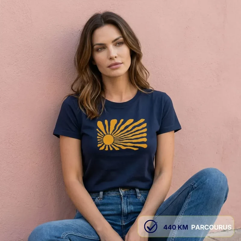 T-shirt femme bleu | LEVANT