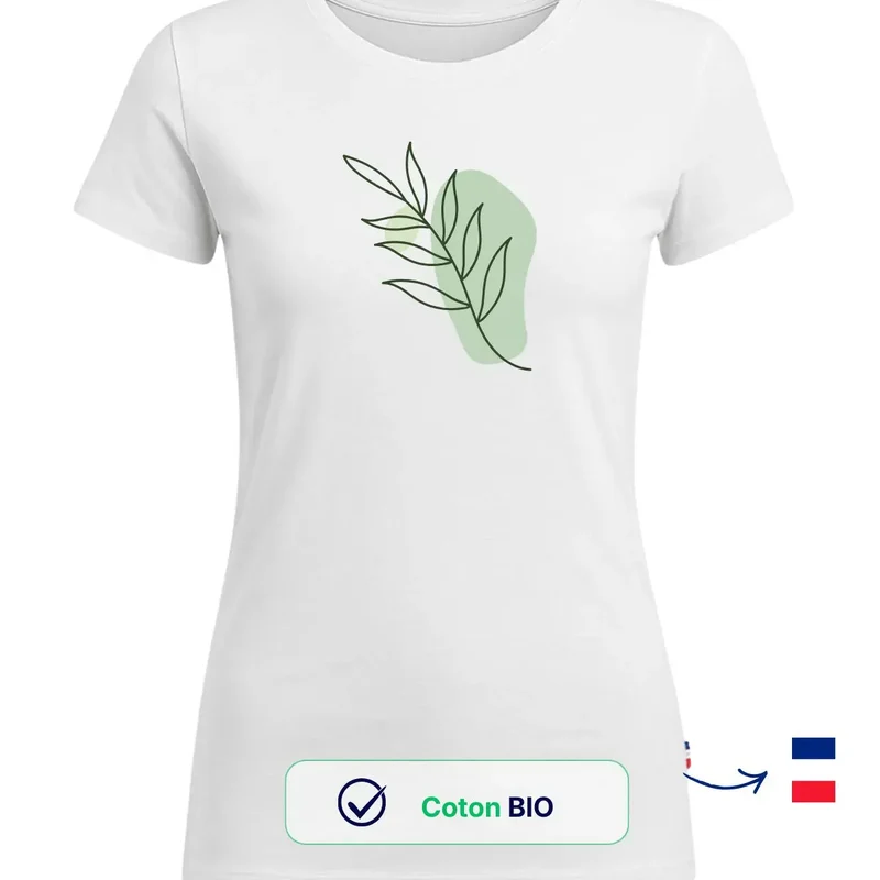 T-shirt femme blanc | SAUGE
