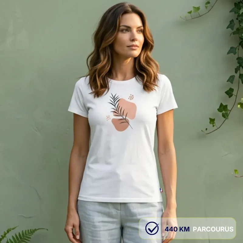T-shirt femme blanc | FLORE
