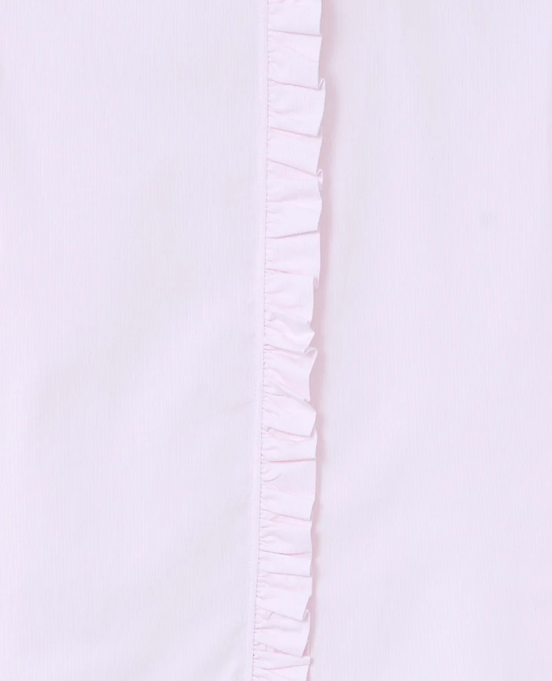 Chemise rayée avec volants