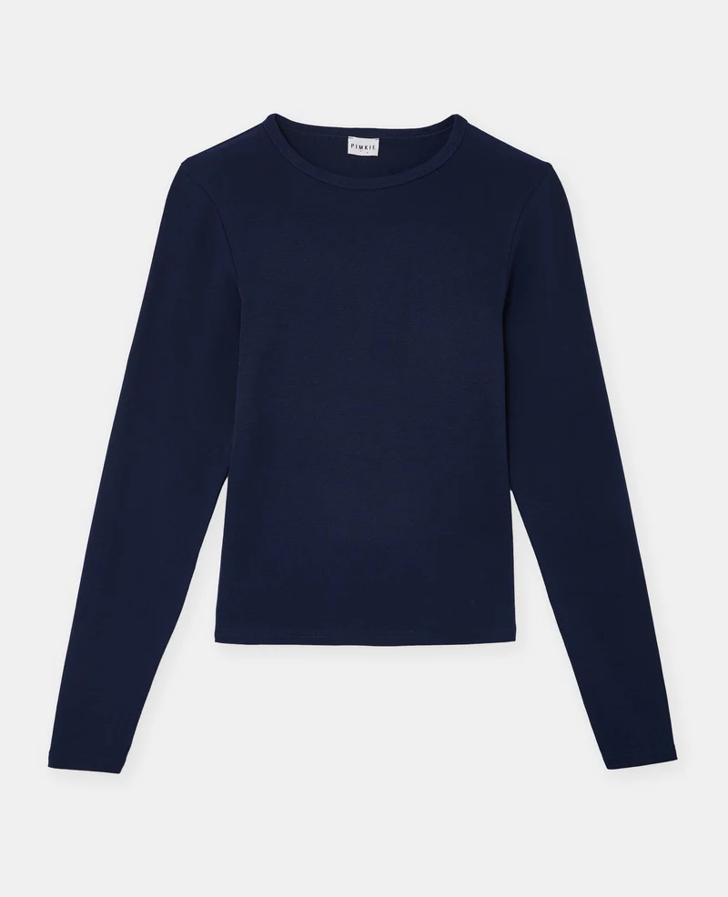 T-shirt manches longues col rond