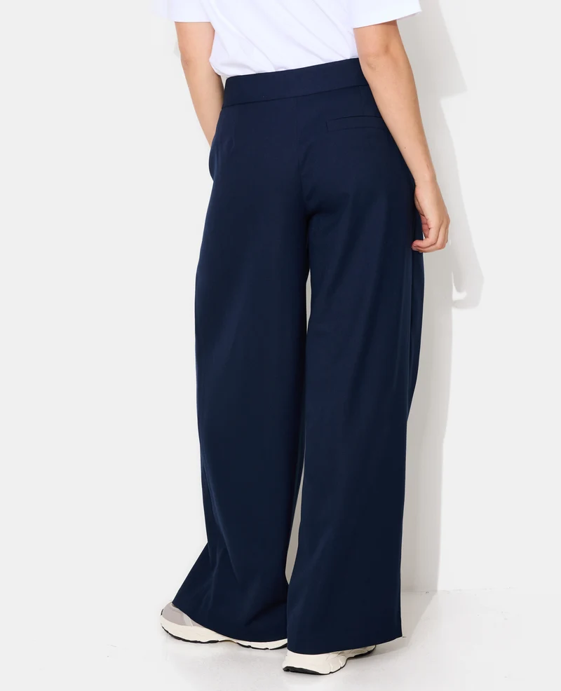 Pantalon city avec plis devant