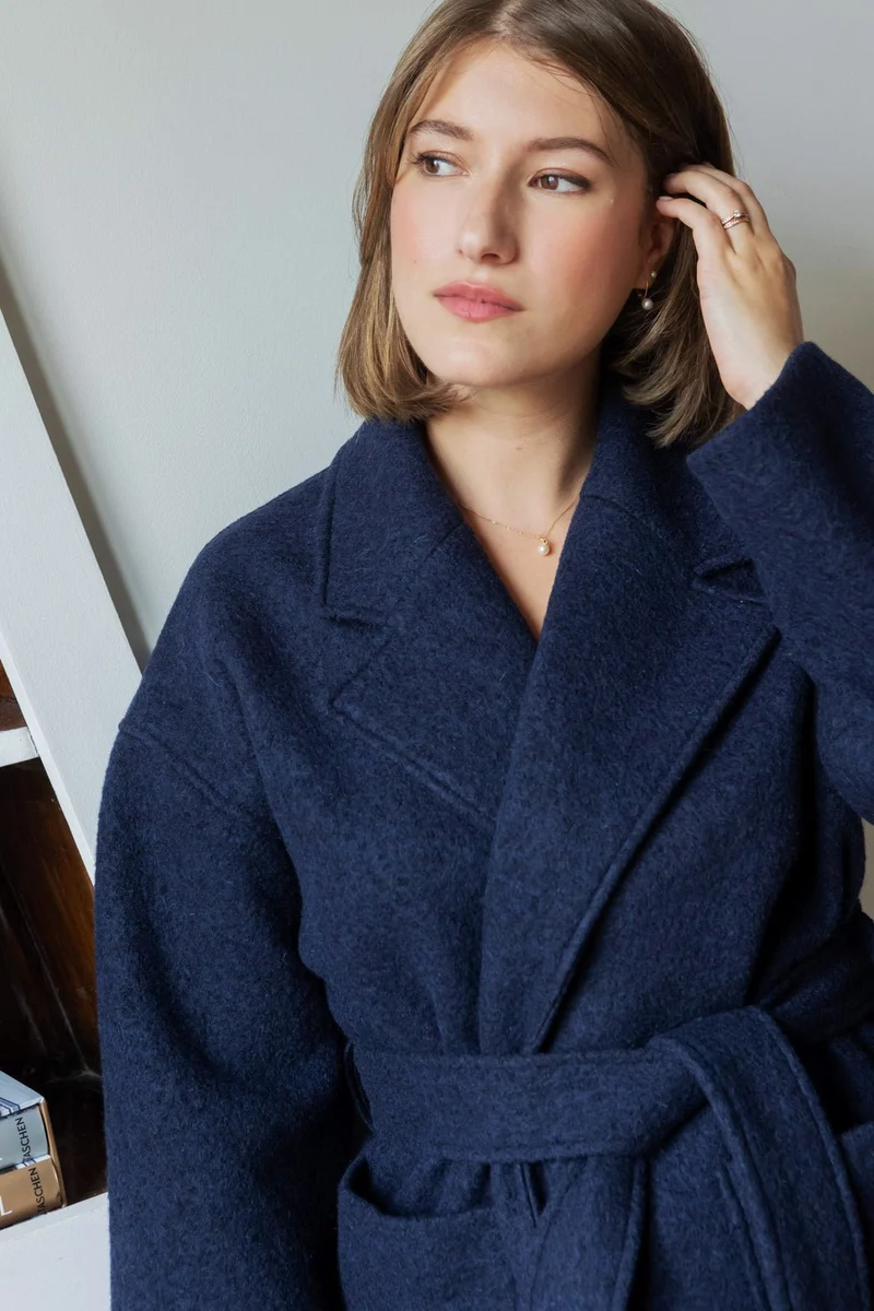 Manteau Yoko - marine
