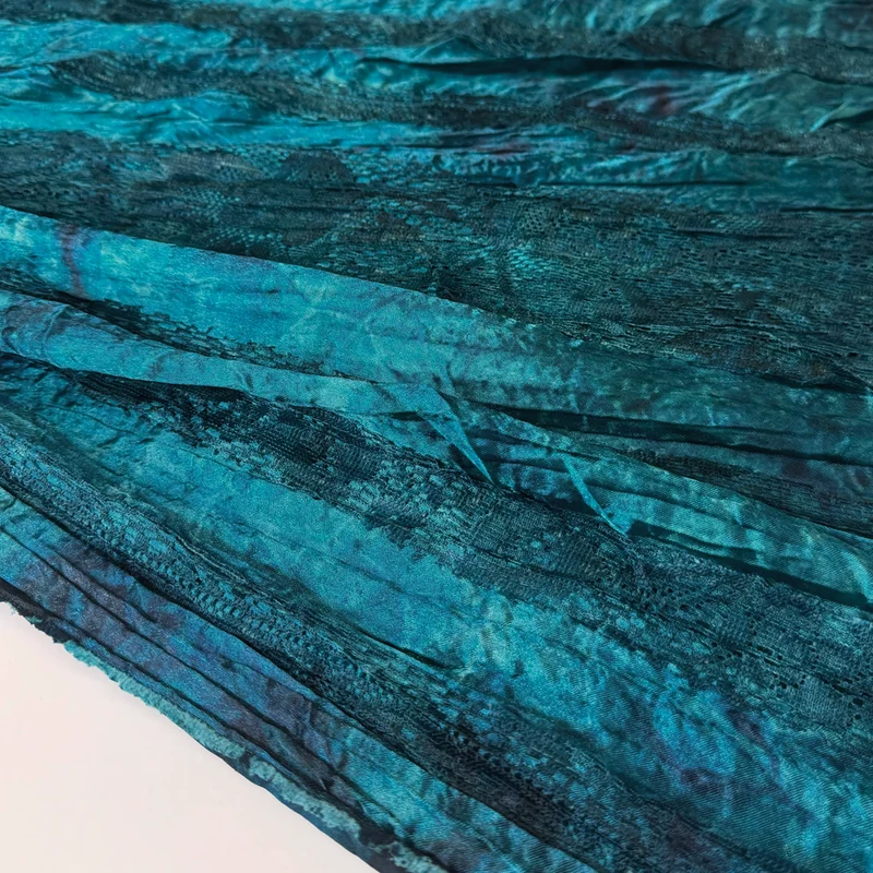 Tissu Dentelle Ruban Gaufré, Viscose - Elvani