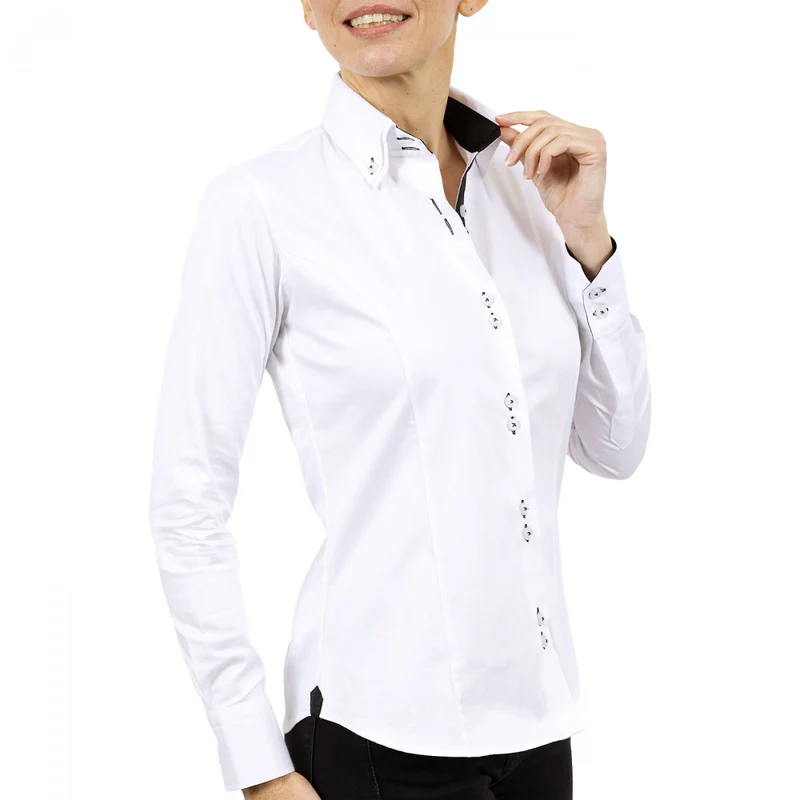 Chemise femme double col coupe cintrée CARINA2 Andrew Mac Allister