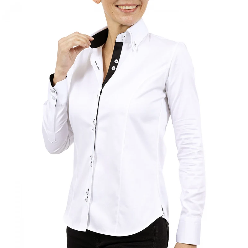 Chemise femme double col coupe cintrée CARINA2 Andrew Mac Allister
