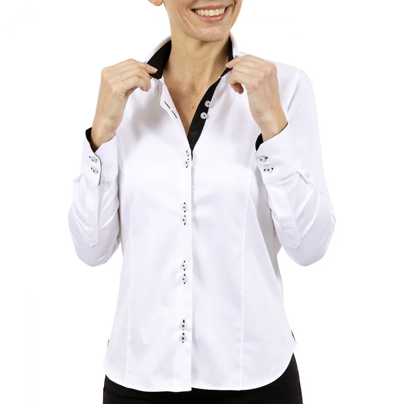 Chemise femme double col coupe cintrée CARINA2 Andrew Mac Allister