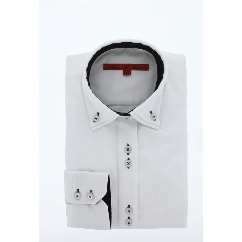 Chemise femme double col coupe cintrée CARINA2 Andrew Mac Allister