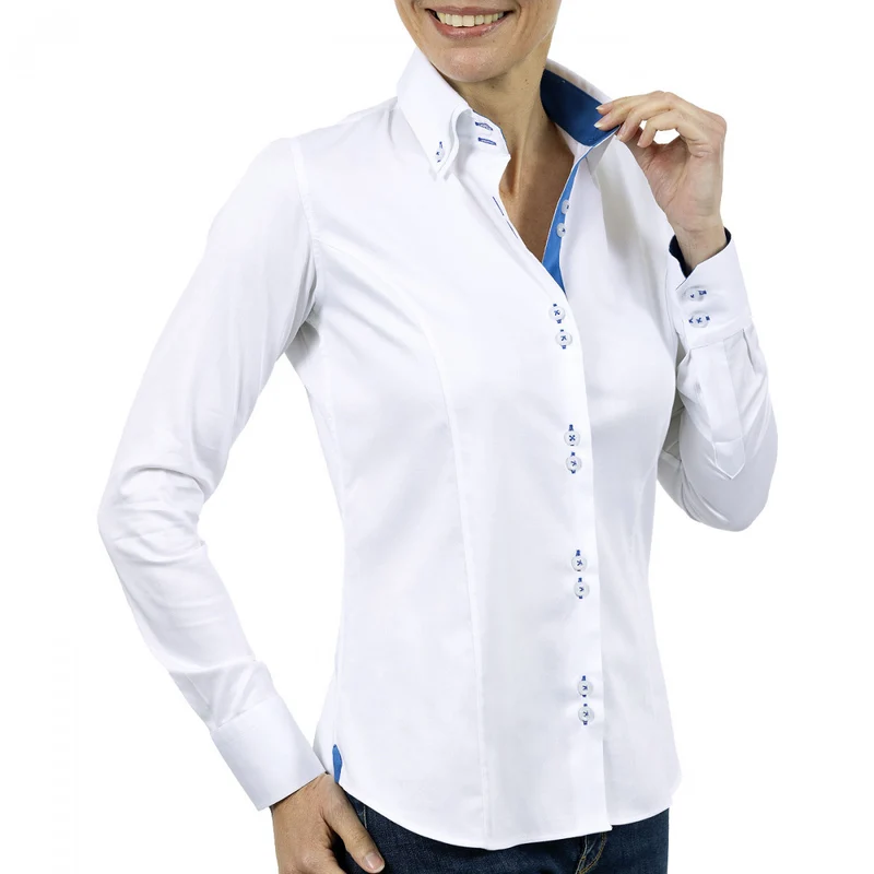Chemise femme double col coupe cintrée CARINA2 Andrew Mac Allister