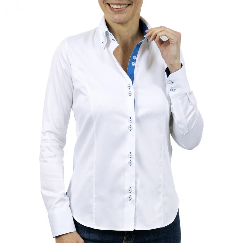 Chemise femme double col coupe cintrée CARINA2 Andrew Mac Allister