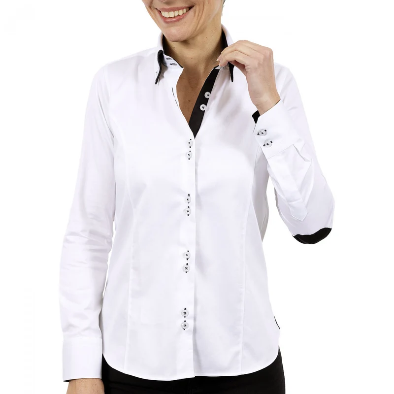 Chemise femme double col coupe cintrée DOBLA Andrew Mac Allister