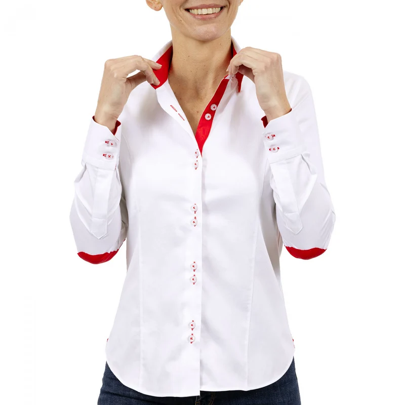 Chemise femme double col coupe cintrée DOBLA Andrew Mac Allister