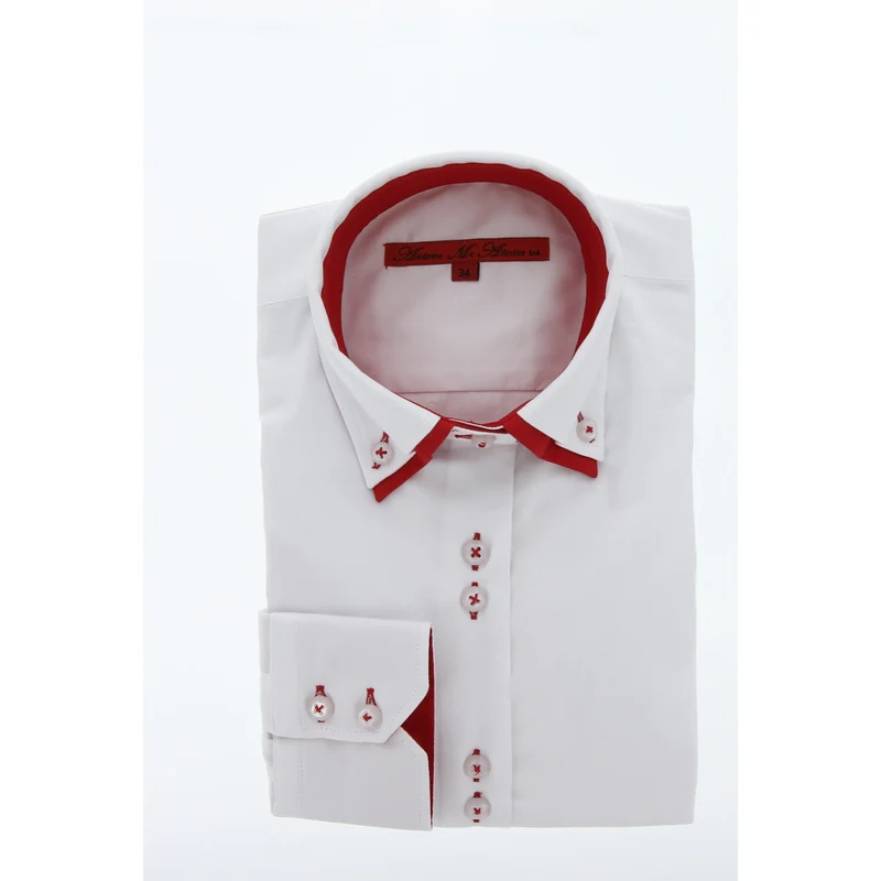 Chemise femme double col coupe cintrée DOBLA Andrew Mac Allister