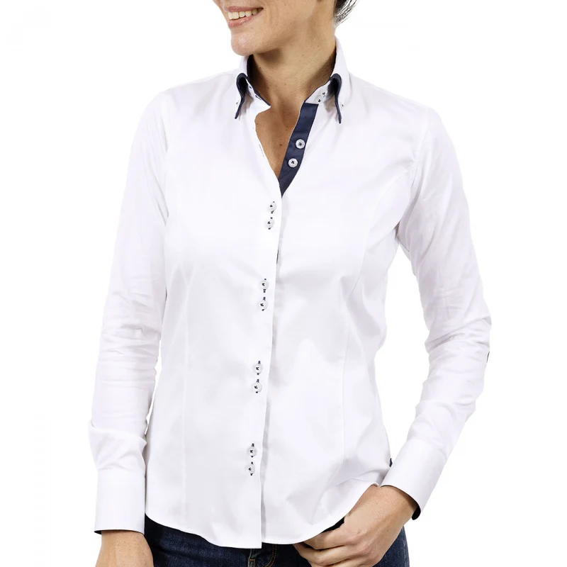 Chemise femme double col coupe cintrée DOBLA Andrew Mac Allister