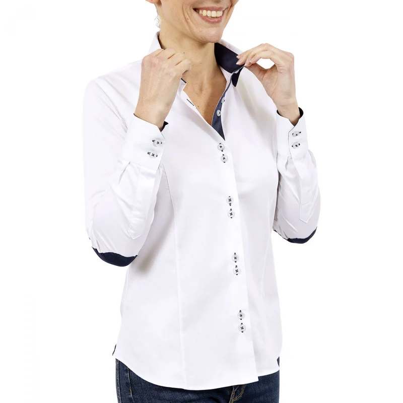 Chemise femme double col coupe cintrée DOBLA Andrew Mac Allister