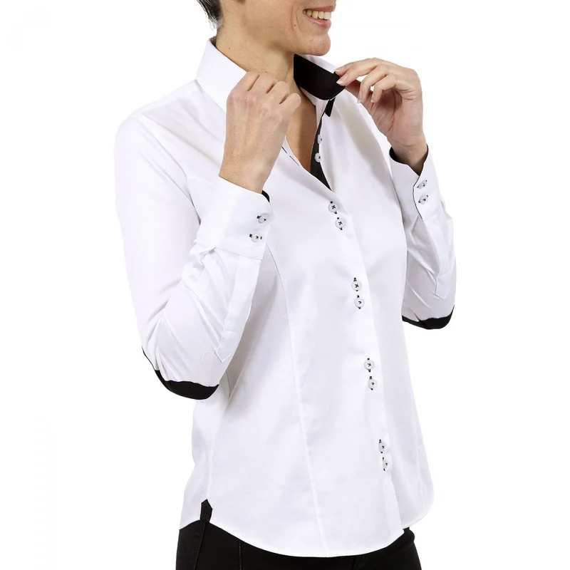 Chemise femme double col coupe cintrée DOBLA Andrew Mac Allister