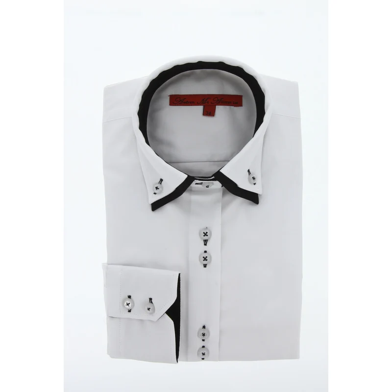 Chemise femme double col coupe cintrée DOBLA Andrew Mac Allister