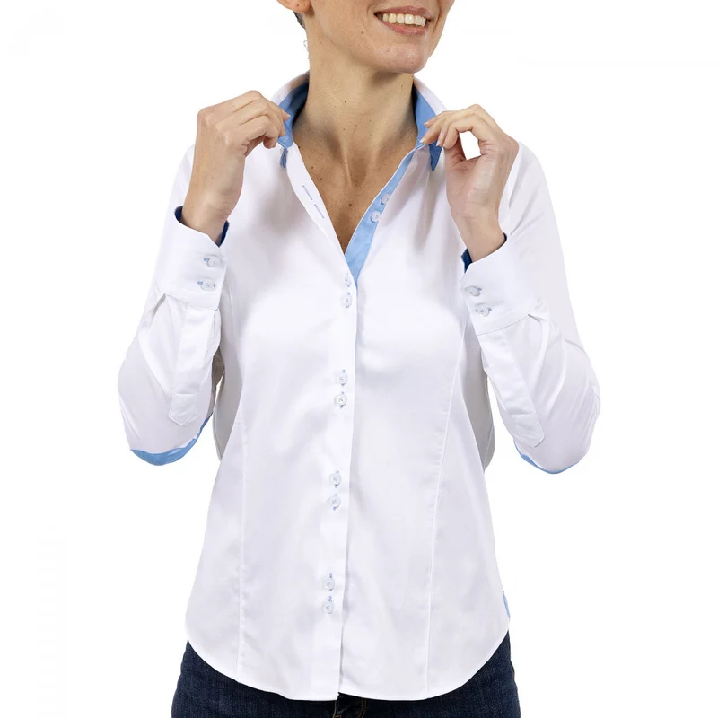 Chemise femme double col coupe cintrée DOBLA Andrew Mac Allister